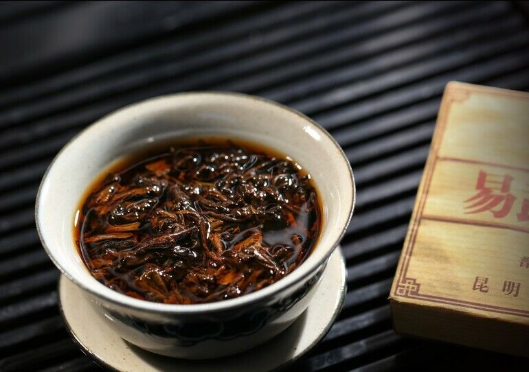 YunNan YiWuZhengShan GongTing Puer tea pu'erh Ripe tea ChenXiang Puerh tea