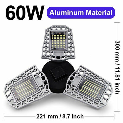 LED Lamp 100W 80W 60W E27 110V 220V Bulb Deformable High Power Smart Light AC100