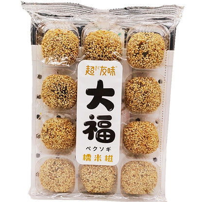 380g Japanese Sweet Potato Sesame Daifuku Mochi Filled Pastry Snacks