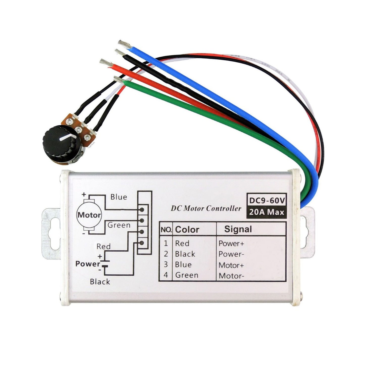 1 pcs Duty Cycle Adjustable: 5%-100% 25kHz PWM DC Motor Speed Controller