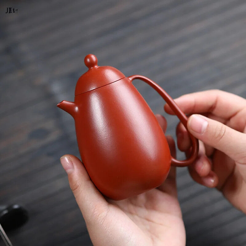 Yixing Purple Clay Tea Pot Dragon Egg Teapot Beauty Tea Infuser Zisha Tea Set