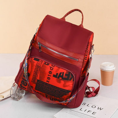 Summer Oxford Backpack High Quality Student School Bag Traveling Backpack 20-35L