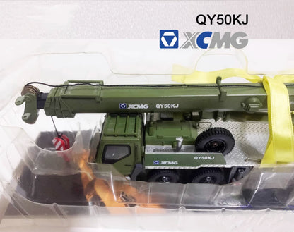 1:50 XCMG QY50KJ Crane Construction Machine Equipment Vehicle Diecast Model