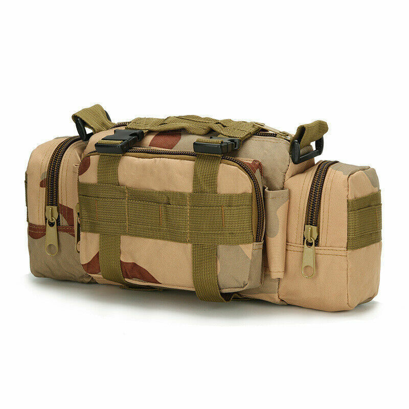 Outdoor Military Tactical Backpack Pack Waist Bag Camping Hiking Pouch Bag