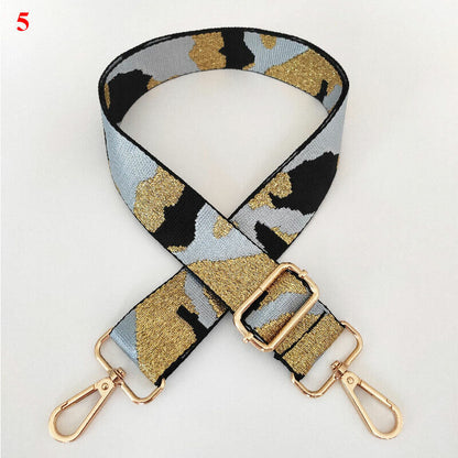Camouflage Print Bag Shoulder Strap Handbag Replacement Adjustable Belt Handle