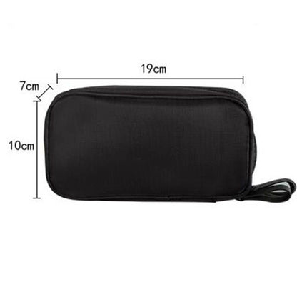 Cosmetic Bag Large Nylon Waterproof Toiletries Organizer Makeup Purse 19*10*7 CM
