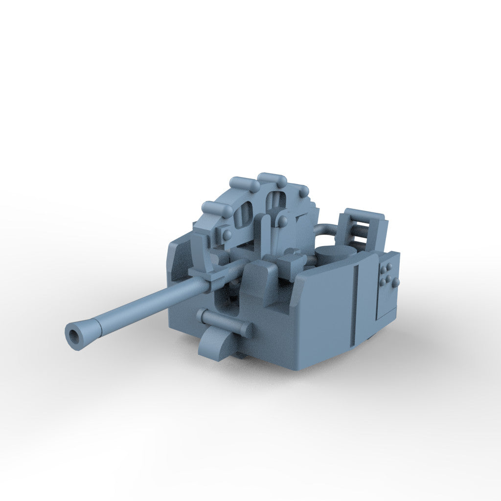 1/700 Model Upgrade Parts Germany Single-Mounted Bofors Model 58 40mm Autocannon