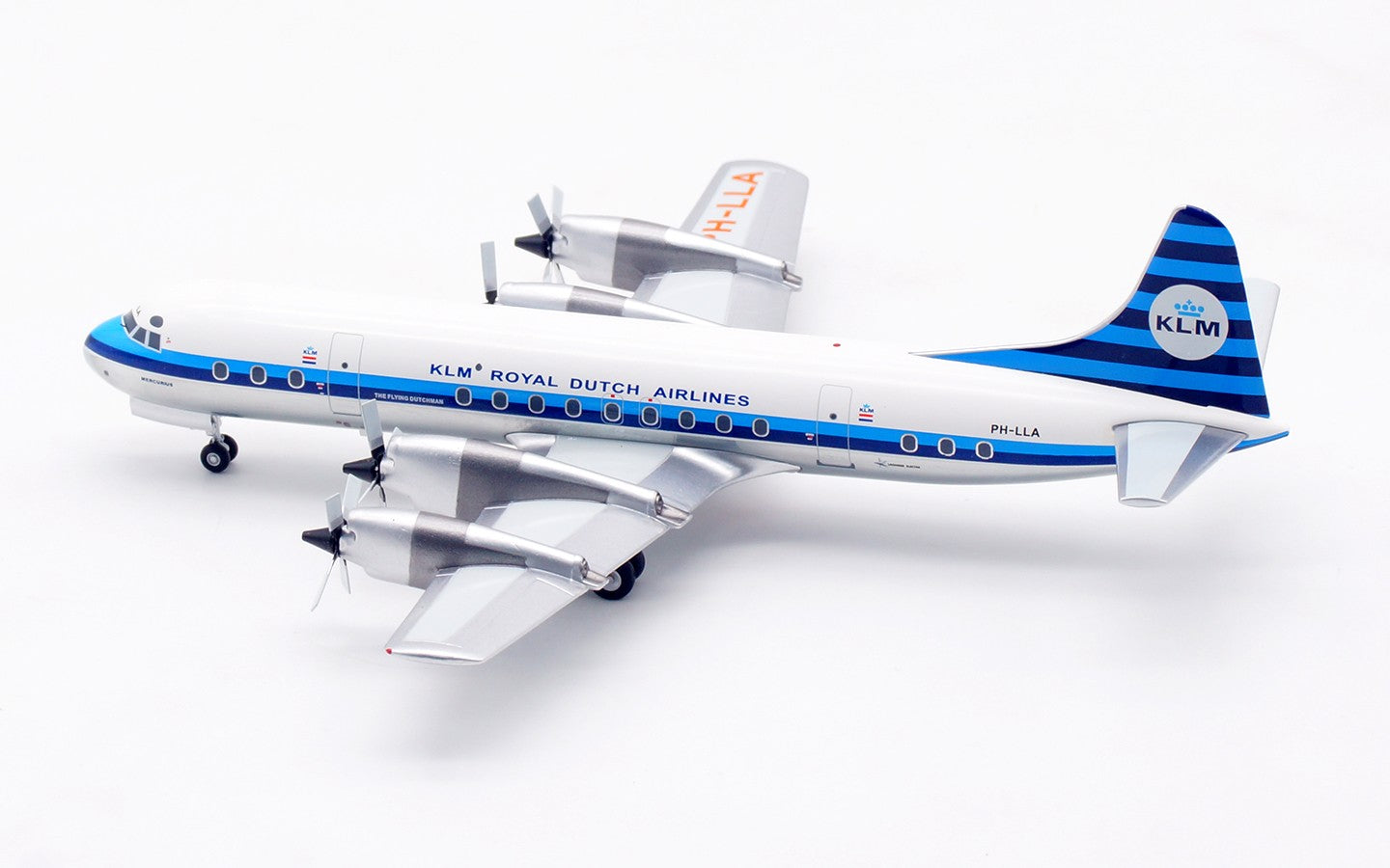 1:200 InFlight KLM Lockheed L-188C Passenger Airplane Diecast Aircraft Model