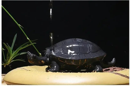 Chinese Style Turtle Tea Pet Yixing Black Purple Clay Household Tea Decoration