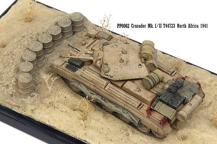 for S-MODEL Crusader Mk.I/II T44723 North Africa 1941 1:72 Tank Pre-built Model