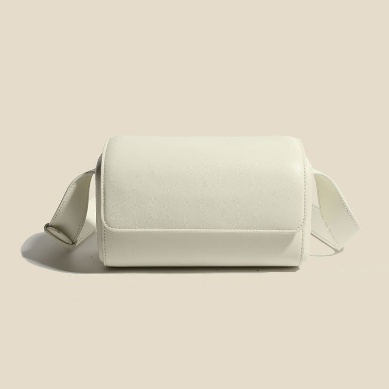 Small Flap Real Leather Camera Box Handbag Clutch Crossbody Purse Shoulder bag