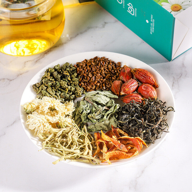 Chrysanthemum Mint Herbal Tea Bags Refreshing Floral Drink for Wellness 150g