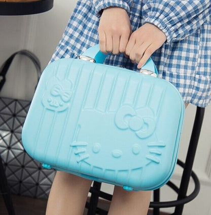 14 Inch Hello Kitty Cosmetic Case Box Beauty Makeup Bag Organizer Cartoon Hellok