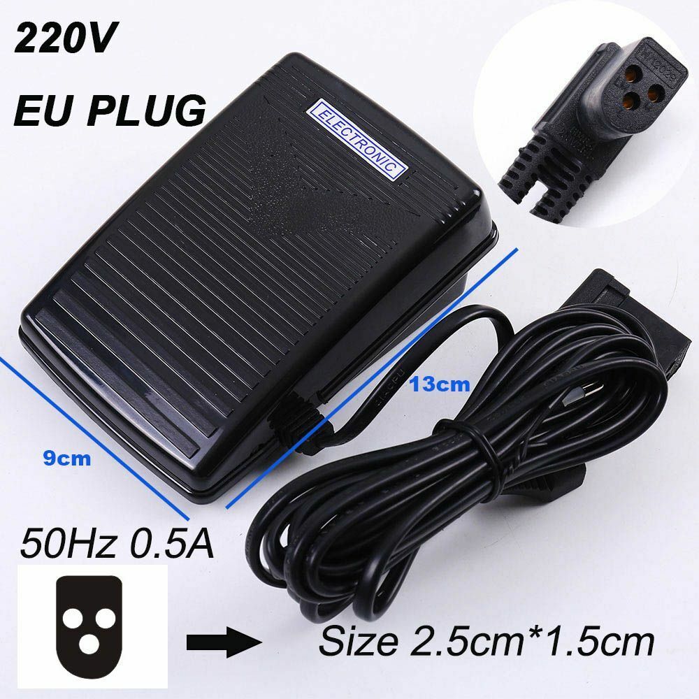 Sewing Machine Foot Pedal Speed Adjust Controller Motor Accessories Power Switch