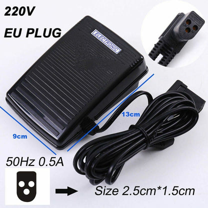 Sewing Machine Foot Pedal Speed Adjust Controller Motor Accessories Power Switch