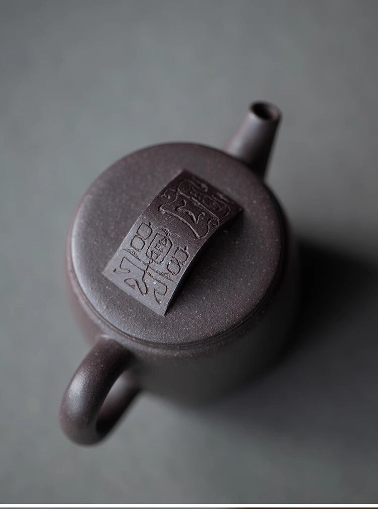 120cc chinese Yixing Handmade Zisha teapot Grey DuanClay JuLun Hu Gongfu Tea Pot