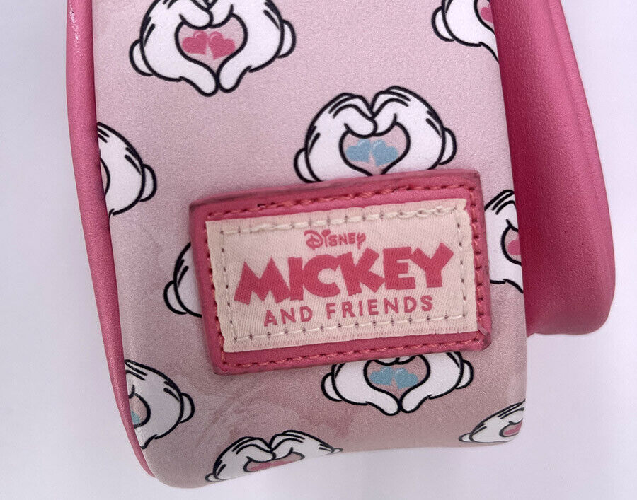 Disney Pink Minnie Rare Mickey and Friends 8.5" Lady Purse Crossbody Bag