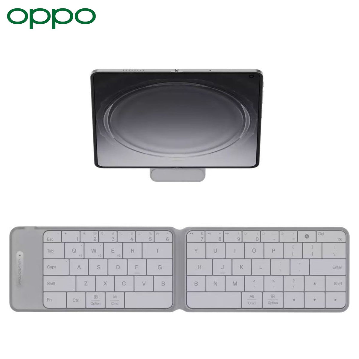 Original OPPO Find N6 Foldable Keyboard – 5mm Ultra Thin, AI Key, Magnetic Stand