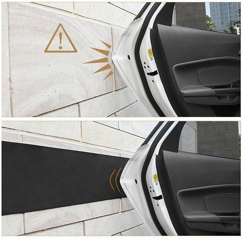 Car Door Protector 200cm x 20cm Garage Rubber Wall Guard Bumper Safety Parking