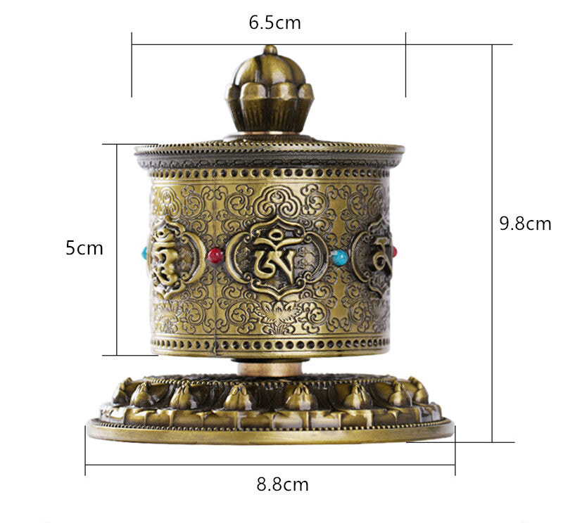 Home Decoration Finger Prayer Wheel Tantric Practice Tools Creative Buddhism