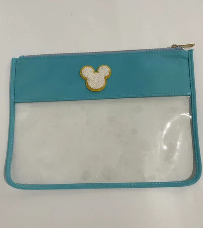 Transparent PVC Cosmetic Bag Clear Travel Make up Bag Pouch Snacks Bag Organizer