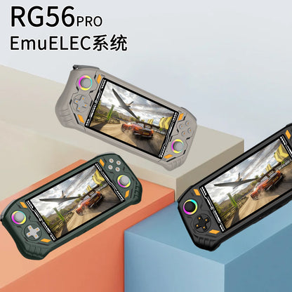 Retro RG56PRO open source handheld game console 5.5'' PSP2HD projection screen