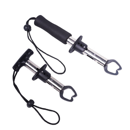 18cm Portable Fishing Gripper Stainless Steel Fish Lip Grip Handle Carp Fishing