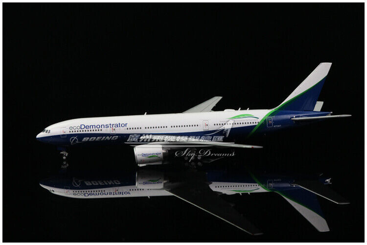 1:400 JC Wings BOEING 777-200 Eco Demonstrator Passenger Airplane Diecast Model