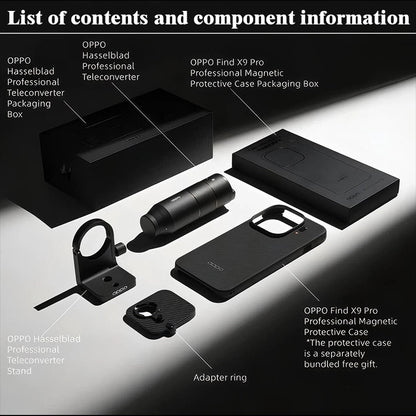 OPPO Find X9 Pro Hasselblad Telephoto Lens Kit – Magnetic Case, Enhanced Zoom
