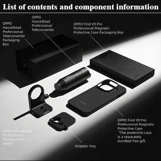 OPPO Find X9 Pro Hasselblad Telephoto Lens Kit – Magnetic Case, Enhanced Zoom