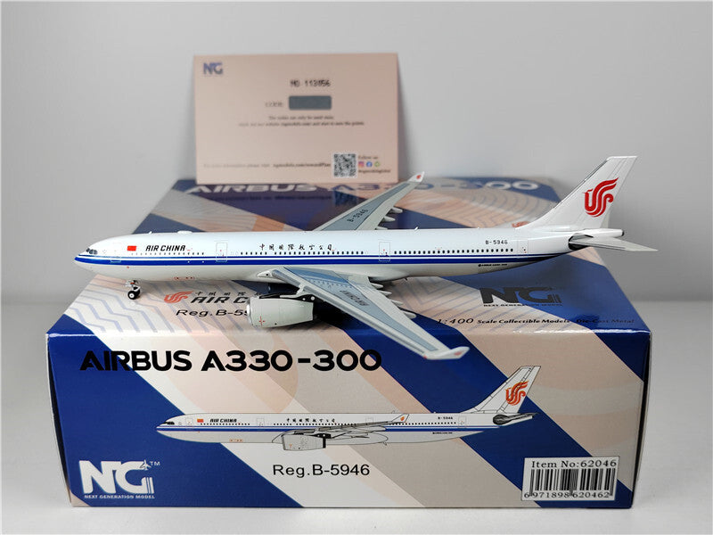 NG Model Air China for Airbus A330-300 B-5946 1:400 Aircraft Pre-built Model