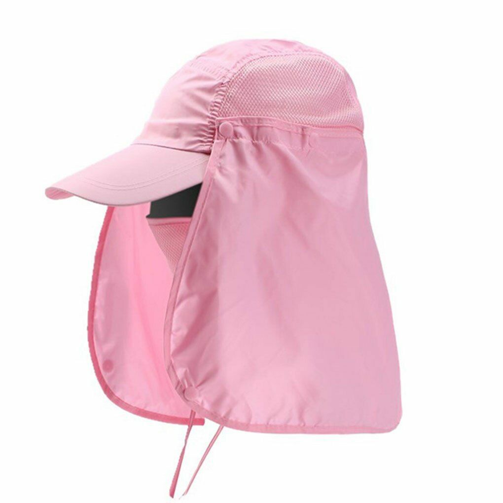 Outdoor Sun Hat UV Protection Ear Flap Neck Cover Fishing Hunting Hiking Unisex