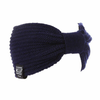 Sport Hat Autumn Winter Horizontal Striped Knit Hair Band Sport Headband Outdoor