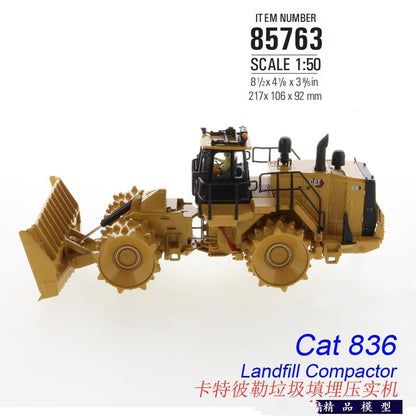 1:50 DM 836 LANDFILL COMPACTOR Construction Machine Equipment Diecast Model