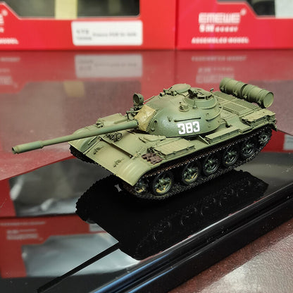 5M 1/72 Soviet T-55A 72111A Main Battle Tank Turret Swivelable Finished Model