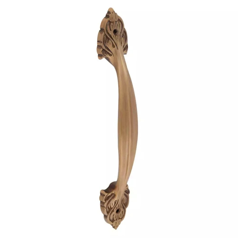 Set of 2 Antique Brass Door Handle In Antique Finish Home Decor