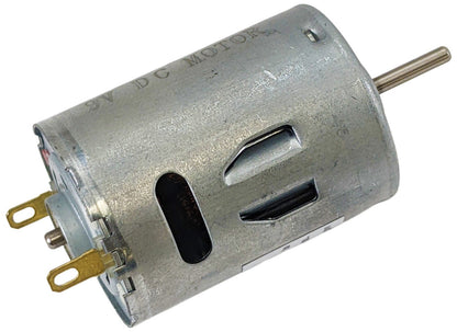 9V Heavy Duty DC Motor 12,500 RPM Max , ⌀2mm Shaft (Body: ⌀1.08" x 1.48" Length)