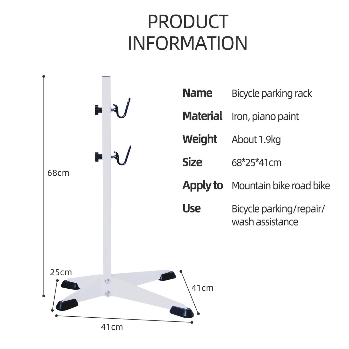 Adjustable Bike Repair Work Stand for Home 20-29in Mountain Bicycle Mechanic