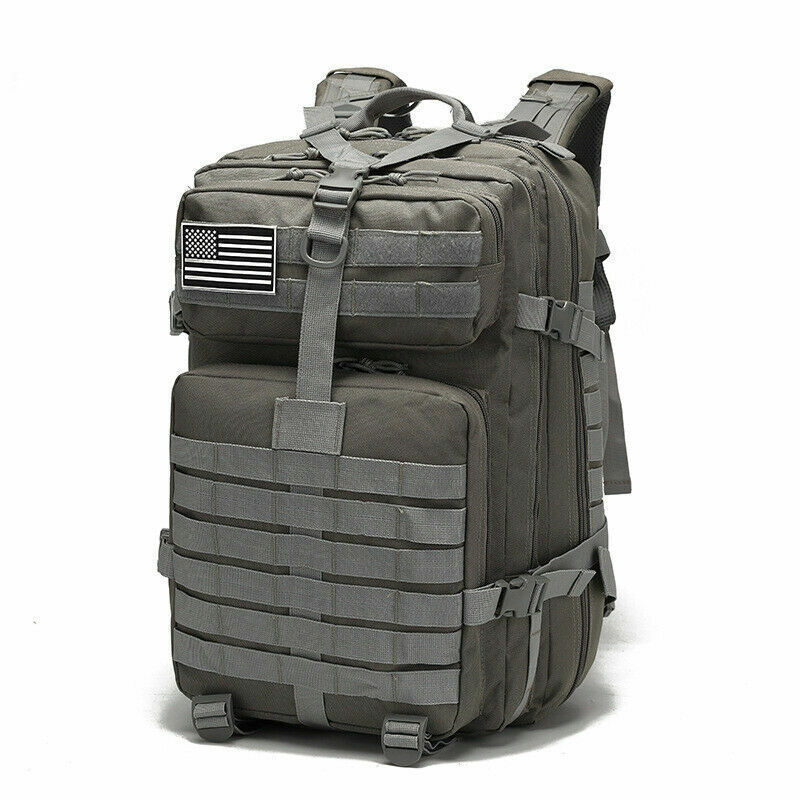 Men Army Tactical Large Backpack Sport Hiking Camping Hunting Rucksack Bags