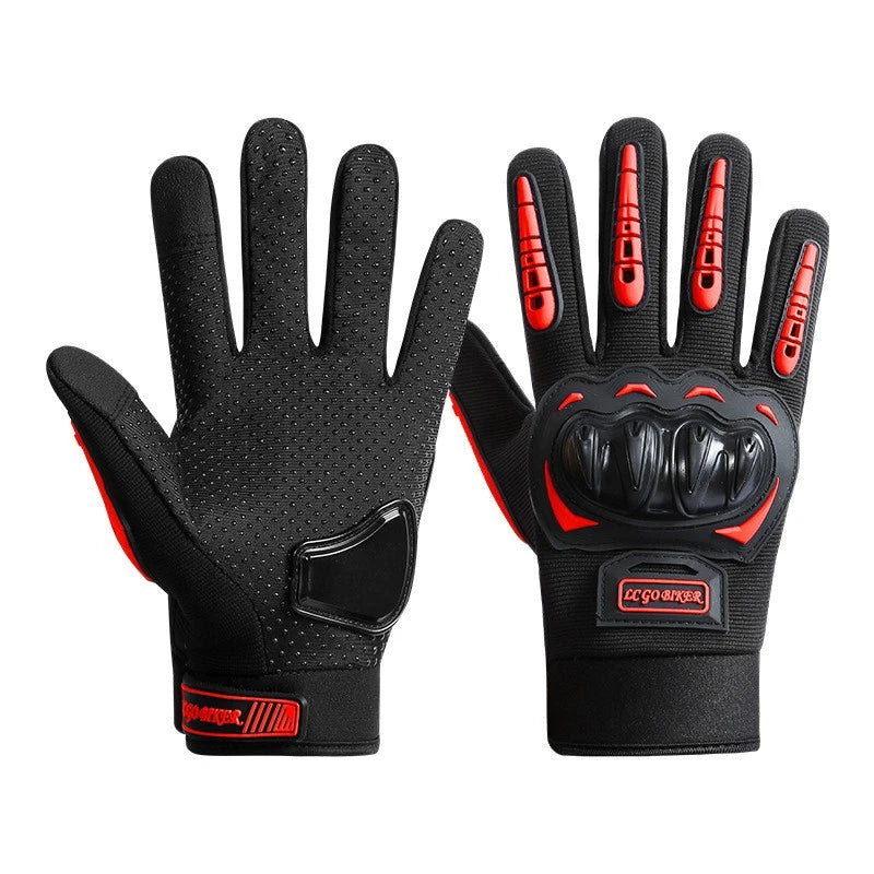 L-type cycling anti slip and wear-resistant touch screen protective gloves