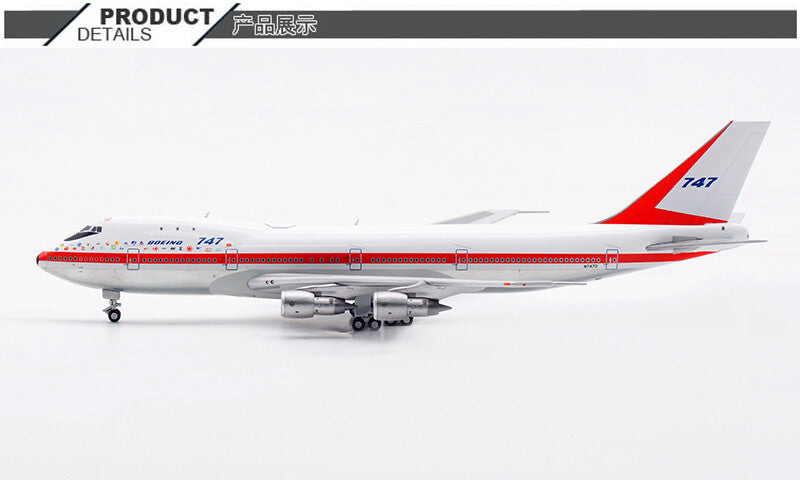 1:400 HX Models Boeing Factory Boeing 747-100 Diecast Aircraft Model N7470