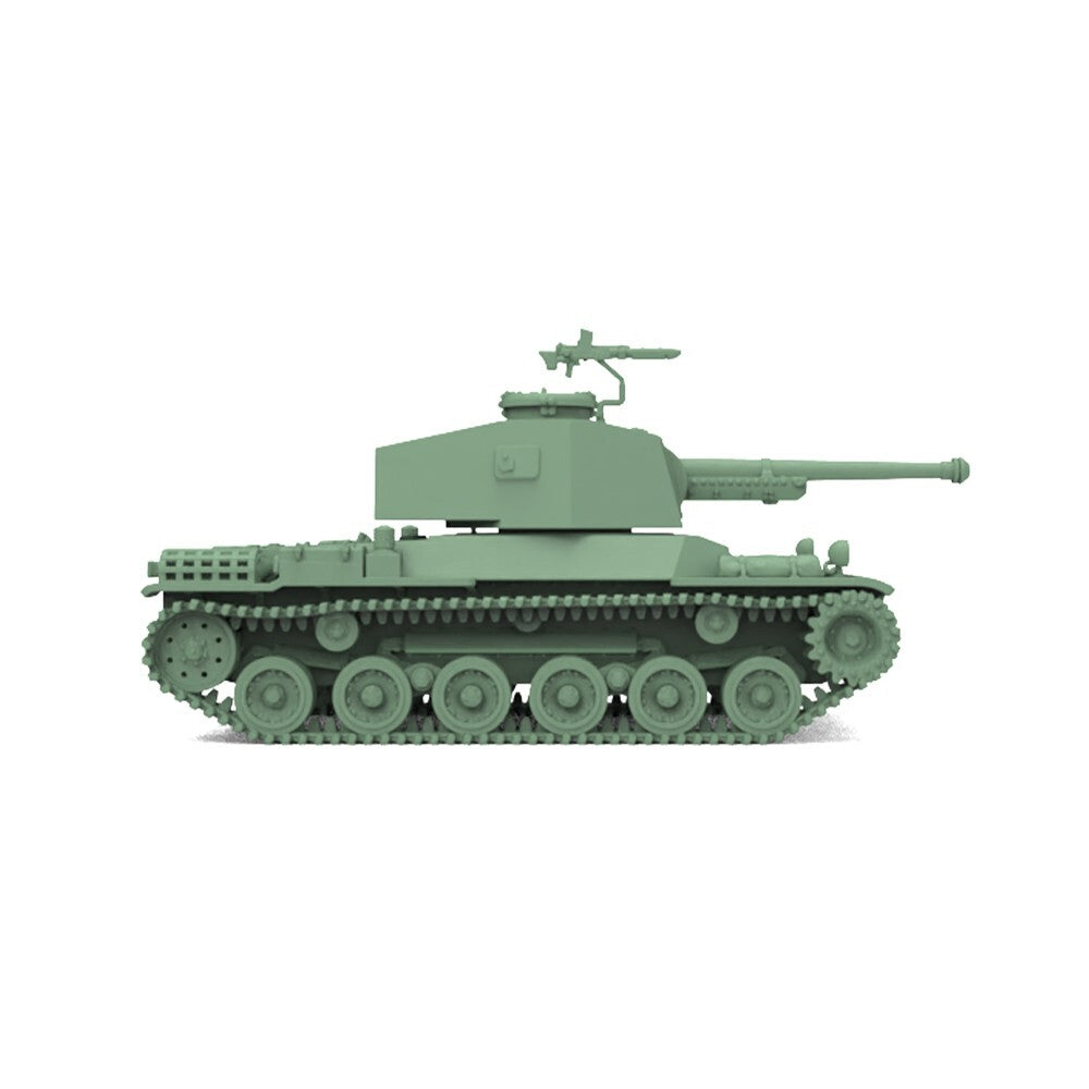 SSMODEL SS200825 1/200 Military Model Kit Japan Type 3 "Chi-Nu" Medium Tank