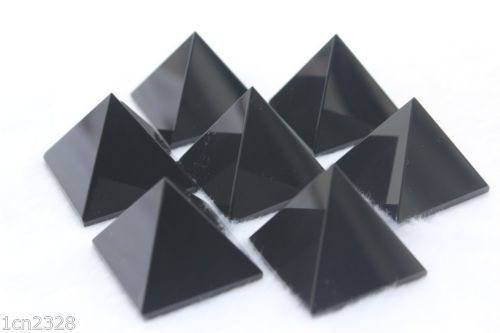 10pcs NATURAL OBSIDIAN CRYSTAL PYRAMIDS POLISHED HEALING WHOLESALE AAA