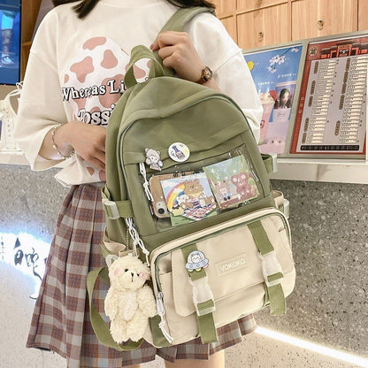 Women Backpack Waterproof School Bag Girl Student Bookbag Female Travel Bagpack
