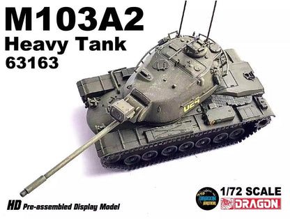 Dragon 1/72 U.S. M103A2 Heavy Tank Military Finished Model Ornament 63163
