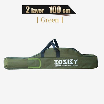 Fishing Rod Storage Bag Oxford Cloth Multifunctional 1/2/3 Layer Large Capacity