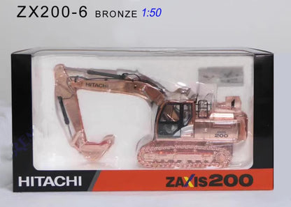 1:50 ZAXIS200-6 Excavator Construction Machine Equipment Diecast Model BRONZE