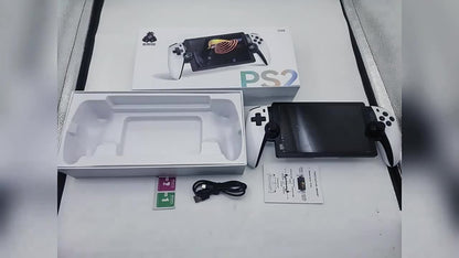 Classic Retro 3D Dual Joystick 7-Inch Gaming Console with Large PS2 Game Support