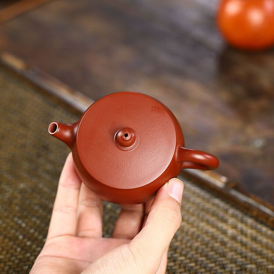 Dahongpao Clay True Yixing Zisha Tea Pot Marked Big Opening Mouth Pot 100ml Pot