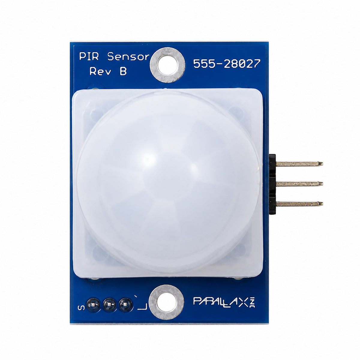 Parallax PIR Sensor (Rev B) Passive Infrared 15-30 Feet Range 90 Degree